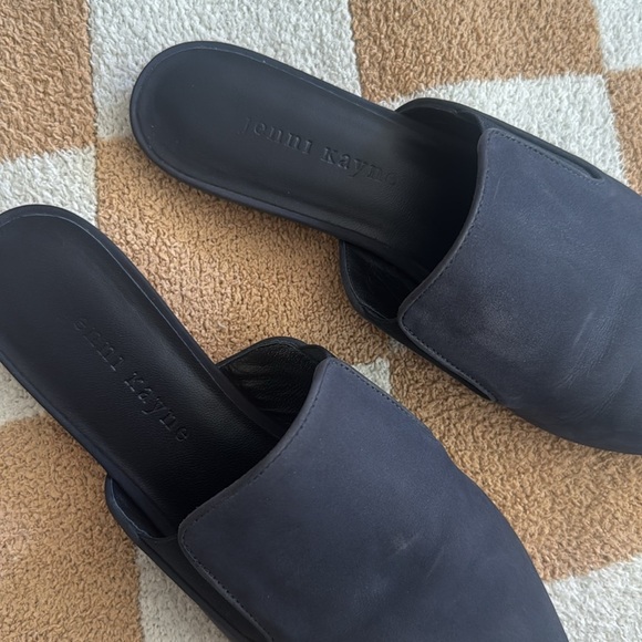 Jenni Kayne Oiled Leather Mules in Navy size 37 Womens - Picture 5 of 7